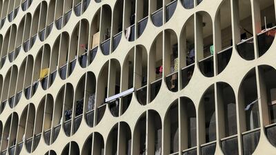 The Rivoli Building in Bur Dubai is typical of the city's modernist structures built in the 1970s and 1980s. Pawan Singh / The National