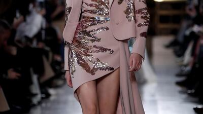 Elie Saab’s spring/summer 2019 couture collection. Reuters