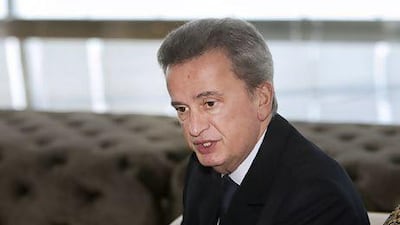Riad Salameh is the governor of Lebanon's central bank. Jaime Puebla / The National