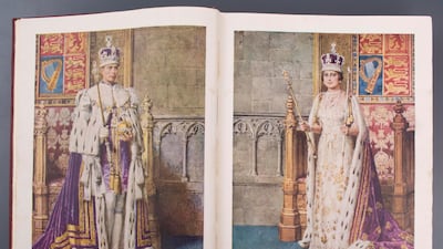 Lot 10 is The Coronation Book of King George VI and Queen Elizabeth; Odhams Press; singed Walter James Hughes; 1937. Courtesy Prinseps