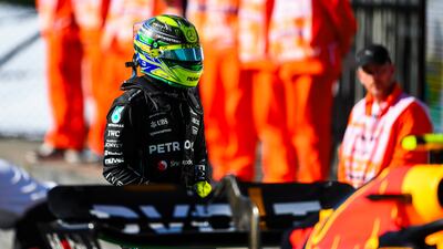Lewis Hamilton said he was remaining optimistic after a disappointing weekend for Mercedes at the Brazilian Grand Prix. Getty Images