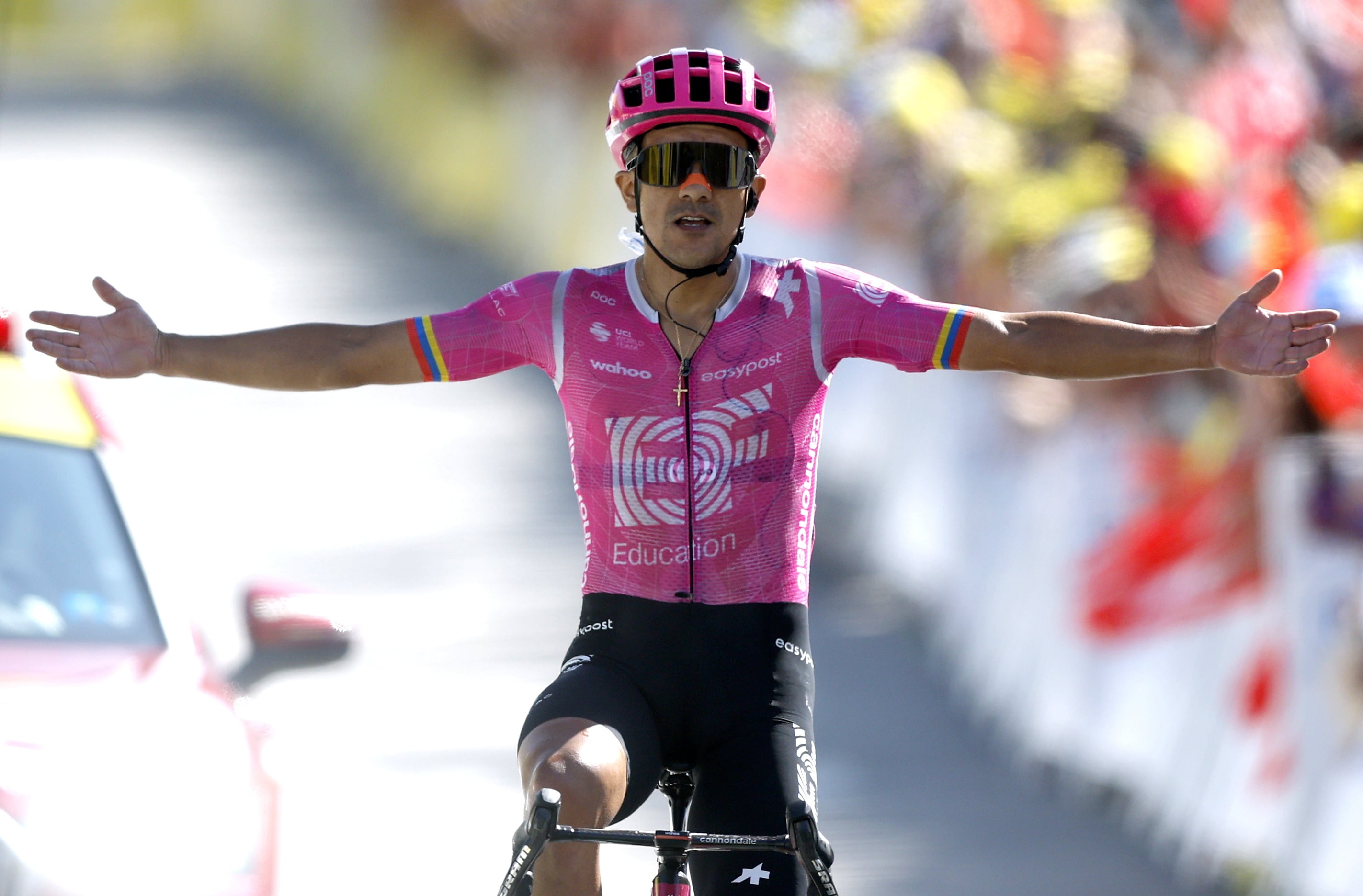 Image linked from the original feed: Tour De France 2026: Carapaz wins stage as McNulty becomes first UAE Team Emirates-XRG rider to drop out