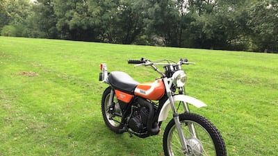 RJ's Yamaha DT400. Courtesy Royal Jordanian