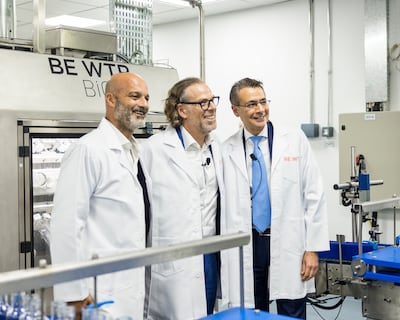 Launch of BE WTR bottling plant in Mina Seyahi. Photo: Marriott International