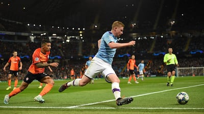 Manchester City's Belgian midfielder Kevin De Bruyne. AFP