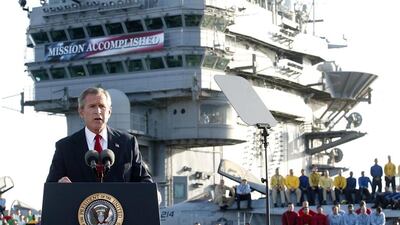 A reader says former president George W Bush must share the blame for the Iraq War. Stephen Jaffe / AFP