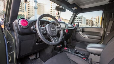 Jeep Wrangler models from 2007 to 2016 are listed as being fitted out with potentially risky airbags. Leslie Pableo for The National