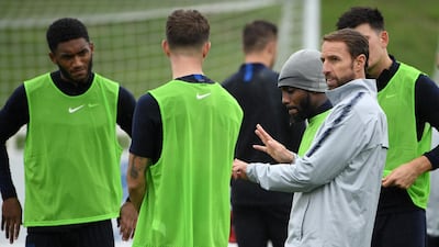 England manager Gareth Southgate prepares his squad for their opening match in Group B of the Uefa Nations League against Spain on Saturday. AFP