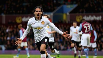 Radamel Falcao's future at Manchester United remains unclear, although media reports claim Juventus and Roma are both interested in his services. Clive Mason/Getty Images