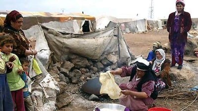 A prolonged drought in Syria has pushed millions into poverty, a situation not helped by soaring global food prices. Khaled Al Hariri / Reuters