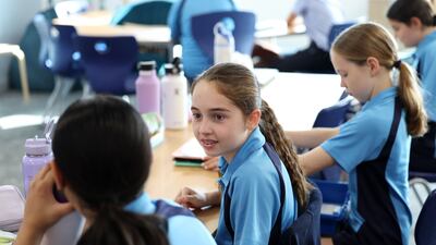 The return to the classroom was the result of careful planning, education authorities say. Chris Whiteoak / The National