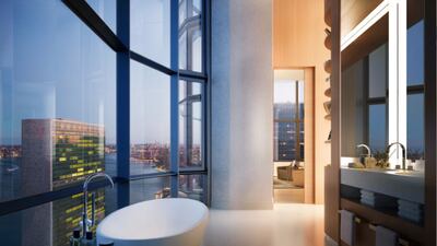 The penthouse went on sale in 2015 and the fit-out was completed last year. It has an asking price of $70 million. Courtesy Hayes Davidson and James Euwing