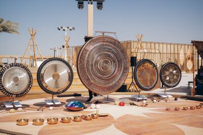 Sound healing sessions and chanting circles were part of the agenda. Photo: Kayan Wellness Festival