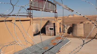 Al Shaddadi prison in Hasakah governorate, north-east Syria, the scene of a breakout by ISIS prisoners on Monday. EPA