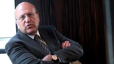 Najib Mikati 's government is unable to reach a decision on the funding of the Special Tribunal for Lebanon. Paulo Vecina / The National