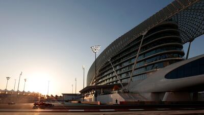 Teams take part in the second practice session of the Formula 1 Etihad Airways Abu Dhabi Grand Prix at Yas Marina Circuit. Christopher Pike / The National