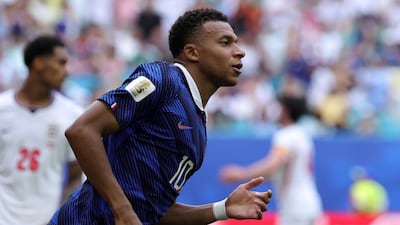 Kylian Mbappe of France took his tally of World Cup 2026 goals to 10 in the bronze final against England. EPA