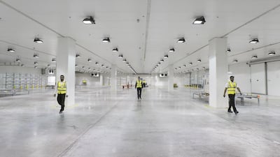 Inside the perishable goods facility. Reem Mohammed / The National