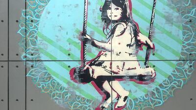 Eclectic artwork, including vivid street art, can be seen all across the La Mer property. Antonie Robertson / The National