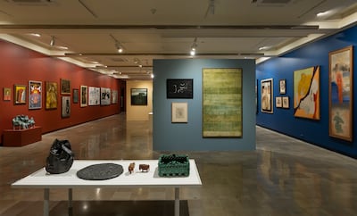 Resonant Histories highlights parallel developments of artistic practices in India and the Arab world. Photo: Jehangir Nicholson Art Foundation