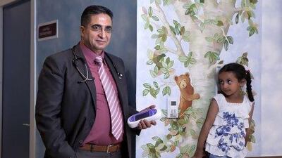 The earlier diabetes is diagnosed, the sooner treatment, diet and exercise regimes can begin, says Dr Ahed Bisharat, consultant paediatrician at Abu Dhabi’s Burjeel Hospital