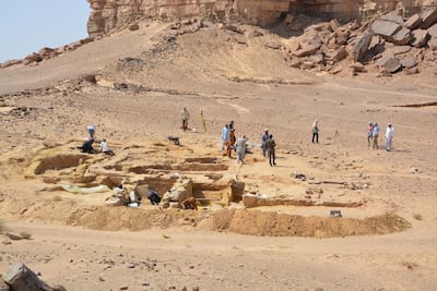 The Quarayyah oasis study delivered insights into the production of Bronze Age pottery. Photo: Prof Dr Marta Luciani