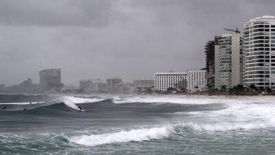 The effects of the maritime depression, consequence of Hurricane Michel, in the State of Quintana Roo, Mexico. EPA