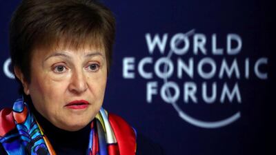 IMF managing director Kristalina Georgieva said the global economy is set to grow 5.5% this year, 0.3 % 'higher than projected'. Reuters
