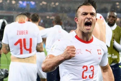 Switzerland's Xherdan Shaqiri. EPA
