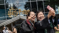 A Harry Potter set at The Making of Harry Potter in Tokyo. Abu Dhabi's own themed lands are set for 2029. AFP