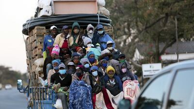 The Foresight tool is predicting Covid will displace over a million Africans. AFP