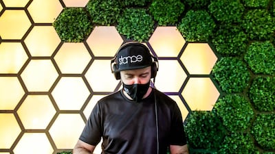 DJ Lobito spins the decks at Breakout DXB Festival. Courtesy Hyku D Photography