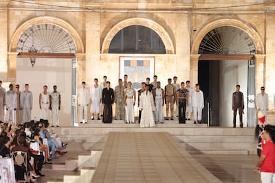 The 2023 Dolce & Gabbana Alta Sartoria men's fashion show in Ostuni, Puglia. Photo: Dolce & Gabbana