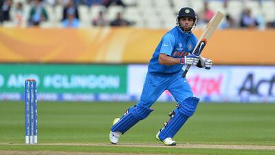 India’s Virat Kohli stepped up the run rate for India after the openers had laid the platform. Andrew Yates / AFP