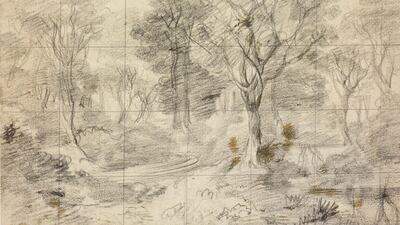 One of the early Thomas Gainsborough sketches discovered at Windsor Castle. Courtesy Royal Collection Trust / Her Majesty Queen Elizabeth II 2017