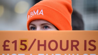 The junior doctors' strike, set to last until 7am on Tuesday, January 9, is the longest consecutive strike in NHS history. Getty Images