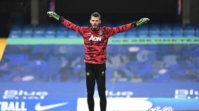 David De Gea will miss Manchester United's clash againstCity on Sunday. Getty