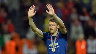 Manchester United midfielder Michael Carrick has struggled with a health issue in recent times. EPA