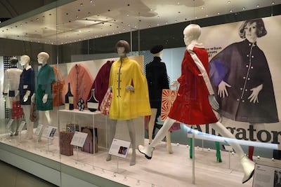 The V&A Museum exhibition dedicated to Dame Mary Quant in 2019. AFP