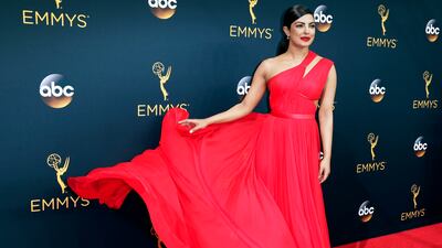 Priyanka Chopra wears Jason Wu to the 2016 Primetime Emmy Awards. EPA