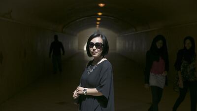 Yiqin Han, 45, a Chinese expatriate, said she feels confident walking alone at any time of the day. Silvia Razgova / The National