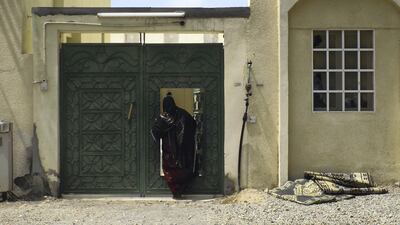 Family matriarch Aisha visits relatives in Saham, on the Batinah coast of Oman. Anna Zacharias / The National