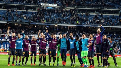 It was a second clasico win in four days for Barcelona. EPA