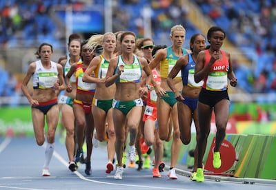 Alia Saeed remains the UAE's best hope of winning a medal in the athletics at Tokyo 2020. Getty Images