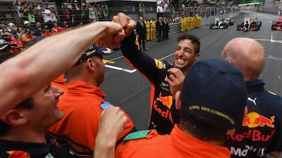 Daniel Ricciardo (2014-2018). Promoted from Toro Rosso to replace Webber. Made an instant impact with the team as he won three times in 2014 and remains the only driver to have outscored Vettel over a full season. Picked up seven victories in total but moved to Renault in a surprise move for 2019 after five years at Red Bull. 8/10. Getty