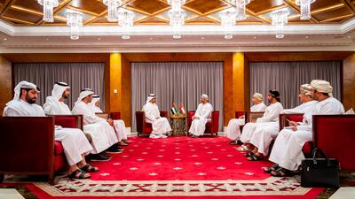 Sheikh Abdullah is on an official visit to Oman.
