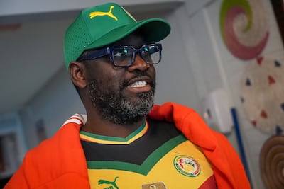 Christoph Boucar Diouf has travelled to Toronto to see his side face Iraq. Joshua Longmore / The National