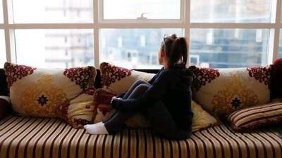 "Mary", who has been living with bulimia for nearly a decade, in her Abu Dhabi apartment. Sarah Dea/The National