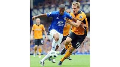 Everton hope that Jermaine Beckford, left, the striker, can emulate his goalscoring feats for Leeds United in England's top tier of football.