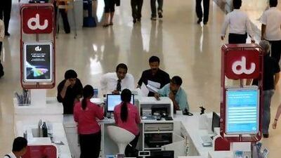 Du will not try to build its own mobile networks outside the UAE. Pawan Singh / The National